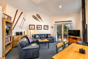 Lhotsky 2 Bedroom with fireplace and sweeping mountain view